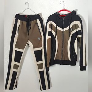 Designer Sweatsuit by Makobi medium sized multi-colored